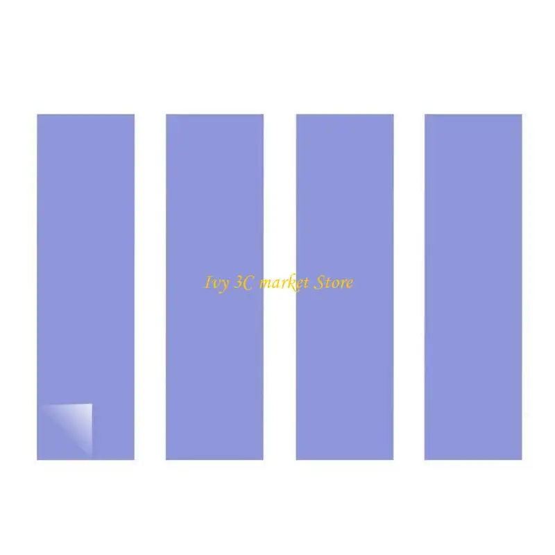 D7YC Universelles M.2 2280 SSDs NVMe Kühlkörper-Klebepad, einfache Installation, kühlendes Silikon-Thermopad für mehrere Marken Image