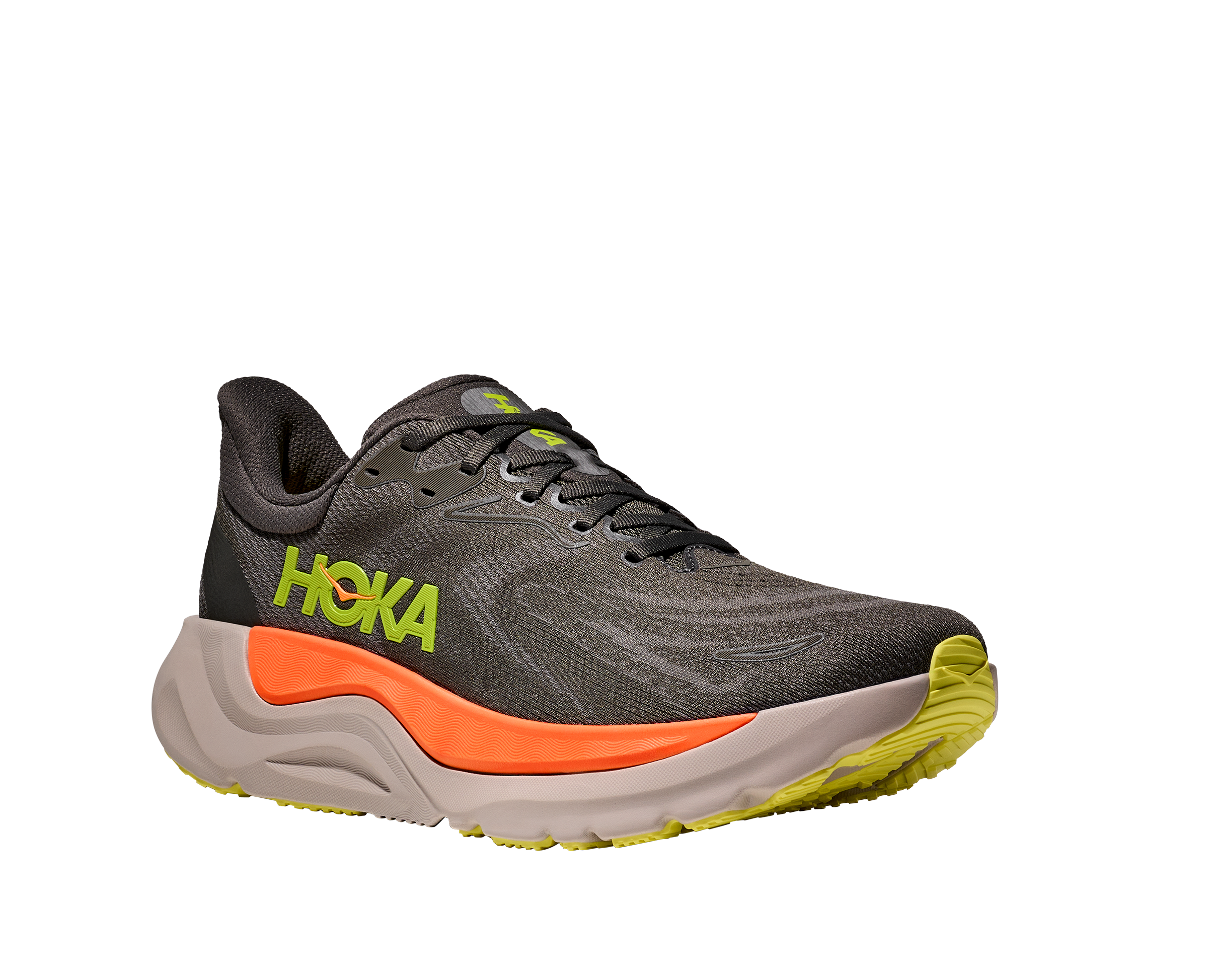 Laufschuh HOKA ONE ONE "M ARAHI 8", Herren, Gr. 43, asphalt, gravel, mehrfarbig, Schuhe Laufschuh