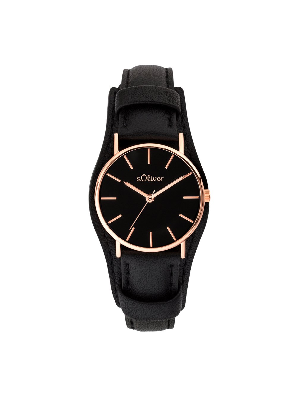s.Oliver Armbanduhr Damen schwarz, ONE SIZE Image