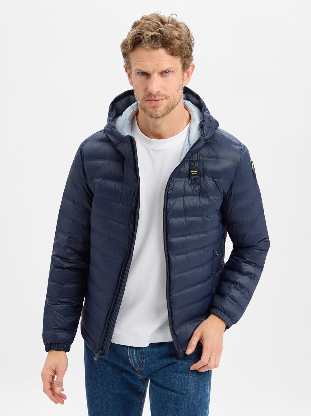 Blauer Steppjacke Herren marine, XL Image