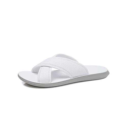 Modische und strapazierfähige Herren-Strandsandalen aus Kunstleder, perfekt für Strand- oder Resortaktivitäten im Freien Image