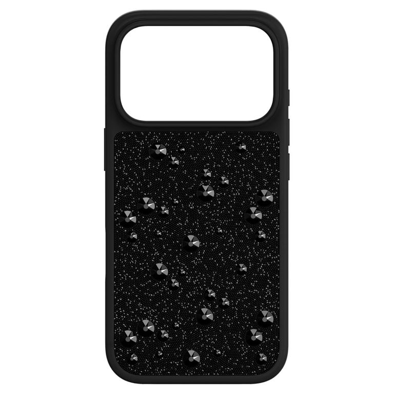 High Smartphone Case, Flat Back Crystals, Iphone 17 Pro - Black - Swarovski Cases