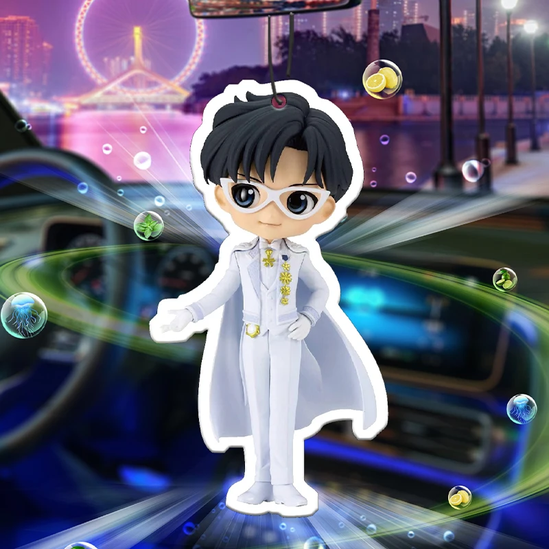 Japanischer Anime-Cartoon-Mädchen Auto-Lufterfrischer, Auto-Parfüm, langanhaltender Duftanhänger, winddicht Image