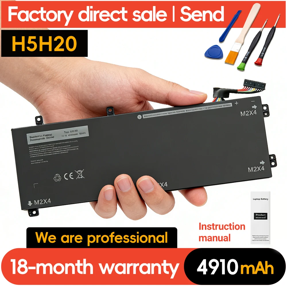 SUOZHAN H5H20 Laptop-Akku für Dell XPS 15 9550 9560 9570 9590 Precision 5510 5520 5530 5540 Inspiron 7501 7590 7591 Serie Image