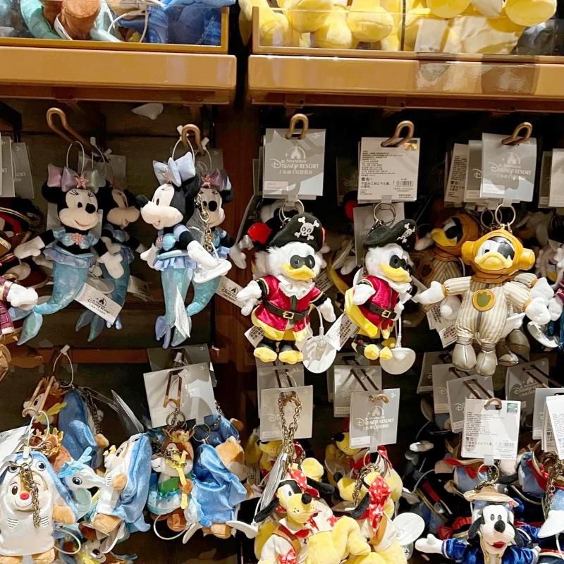 Disney Plüsch-Schlüsselanhänger Karibik-Piraten 2025 Kraken-Serie Donald Duck Shanghai Disney Resort Taschenanhänger für Disney-Fans