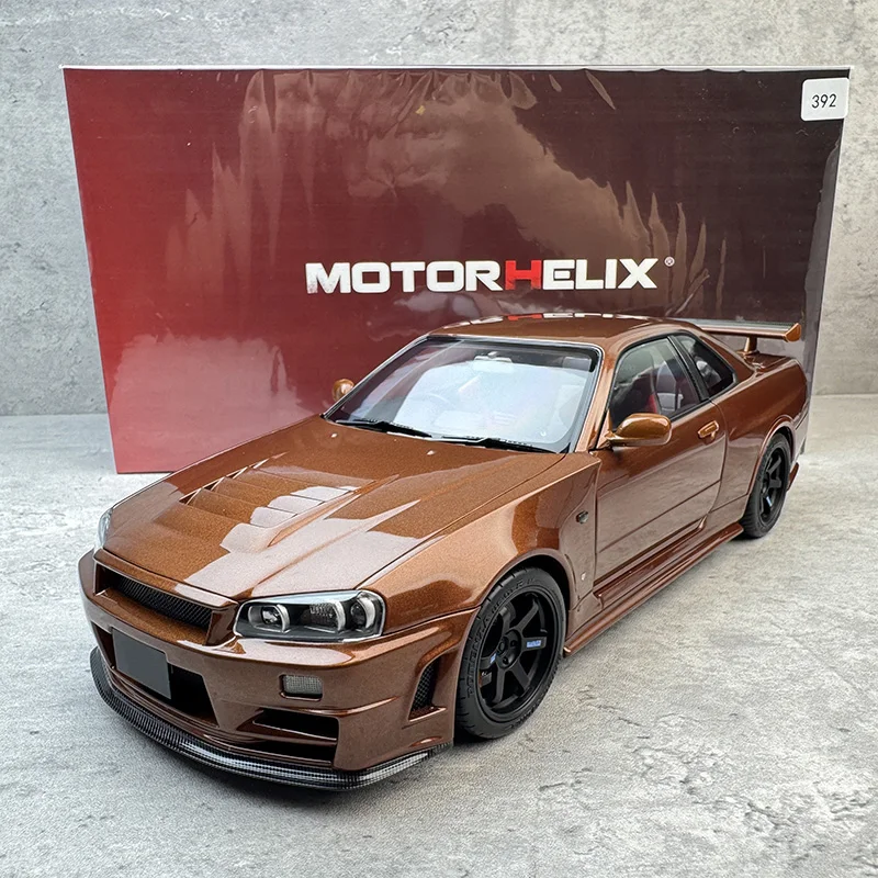 MH 1/18 für Skyline R34 Legierungsautomodell-Sammlungsornament Image
