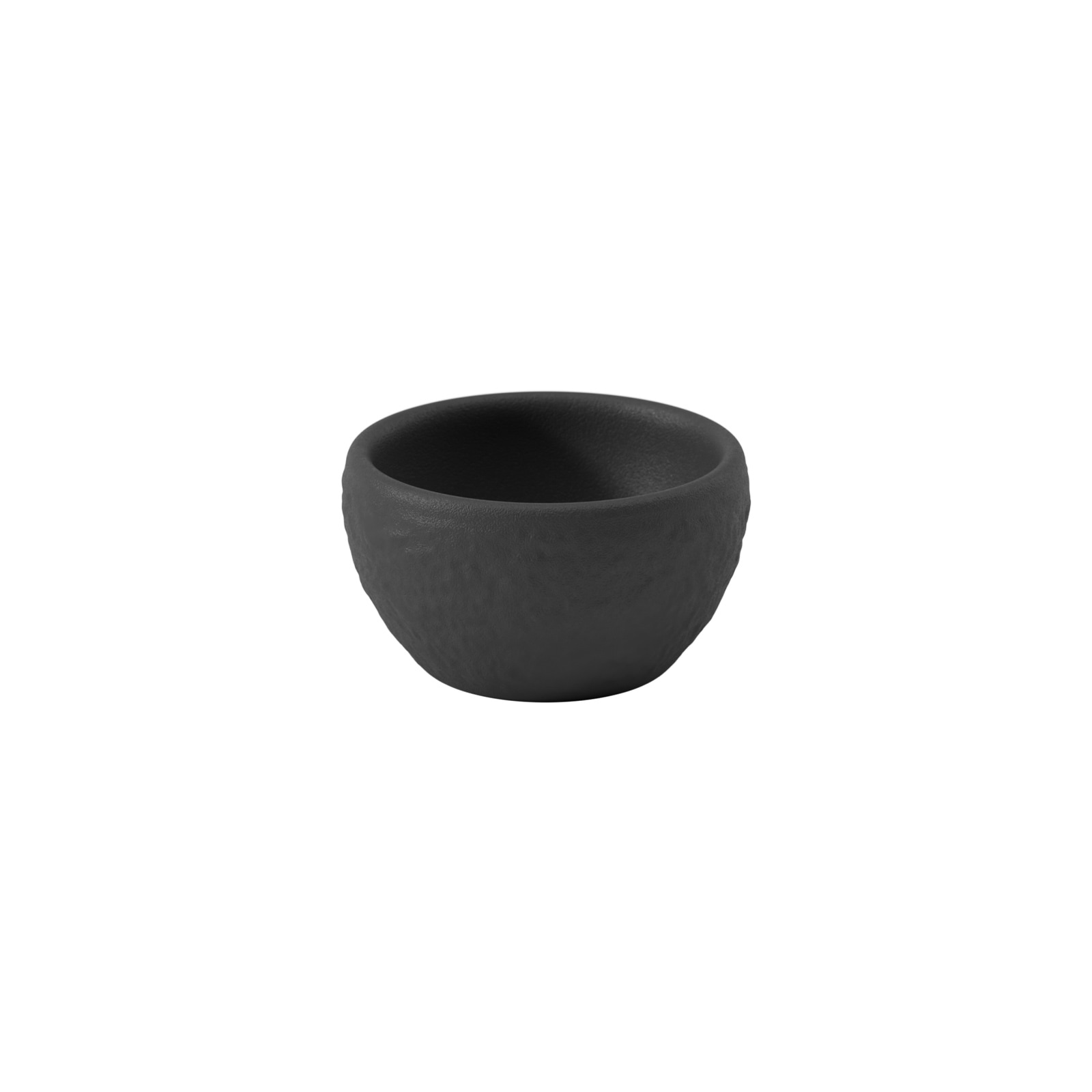 Eierbecher VILLEROY & BOCH "Eierbecher Manufacture Rock ø 4,8 cm schwarz", schwarz, Porzellan, Eierbecher