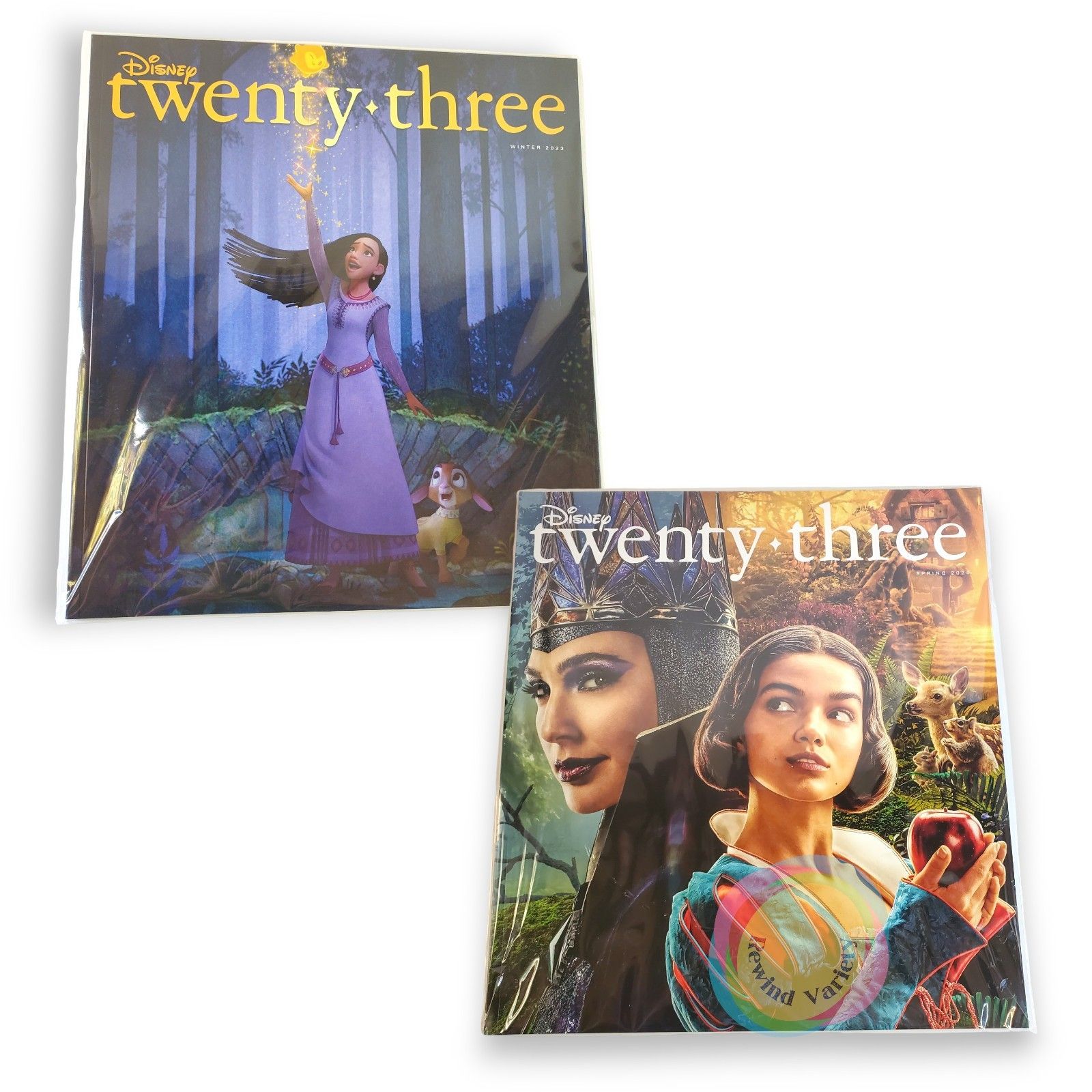 Disney Accents | Disney D23 Magazine Bundle Wish & Snow White 2023 2025 New | Color: Gold/White | Size: Os