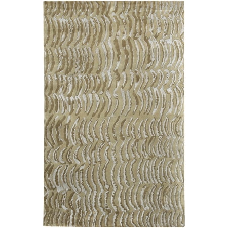 Hauteloom Orwell Wool Living Room Bedroom Area Rug - Farmhouse - Gray Arctic Stone Dark Brown - 4 x 6
