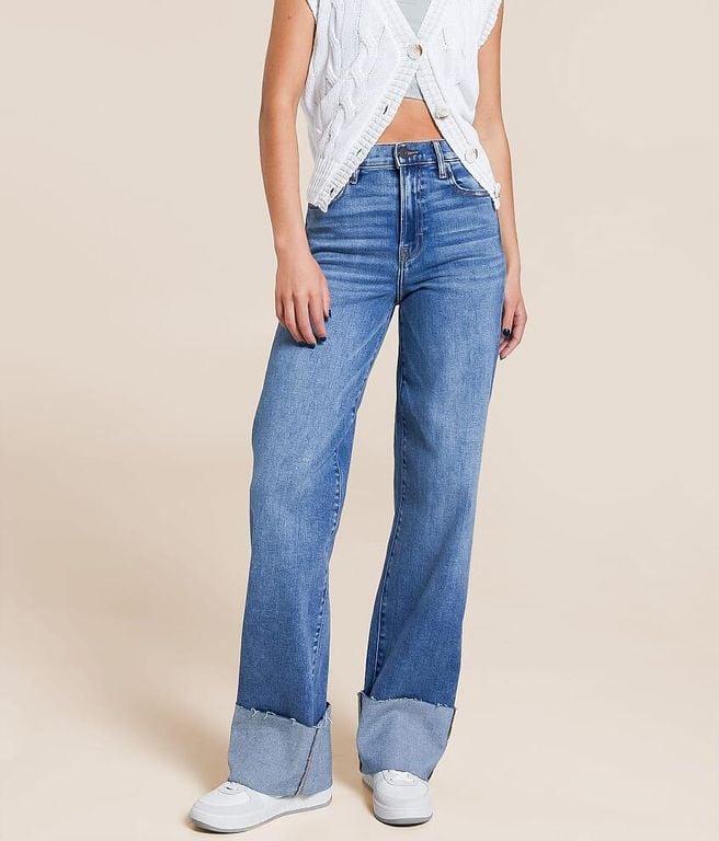 Logan Dad Stretch Jean - Blue - Hidden Jeans Jeans