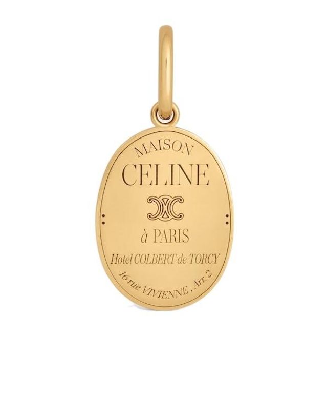Charms Maison Medal - Metallic - Céline Necklaces