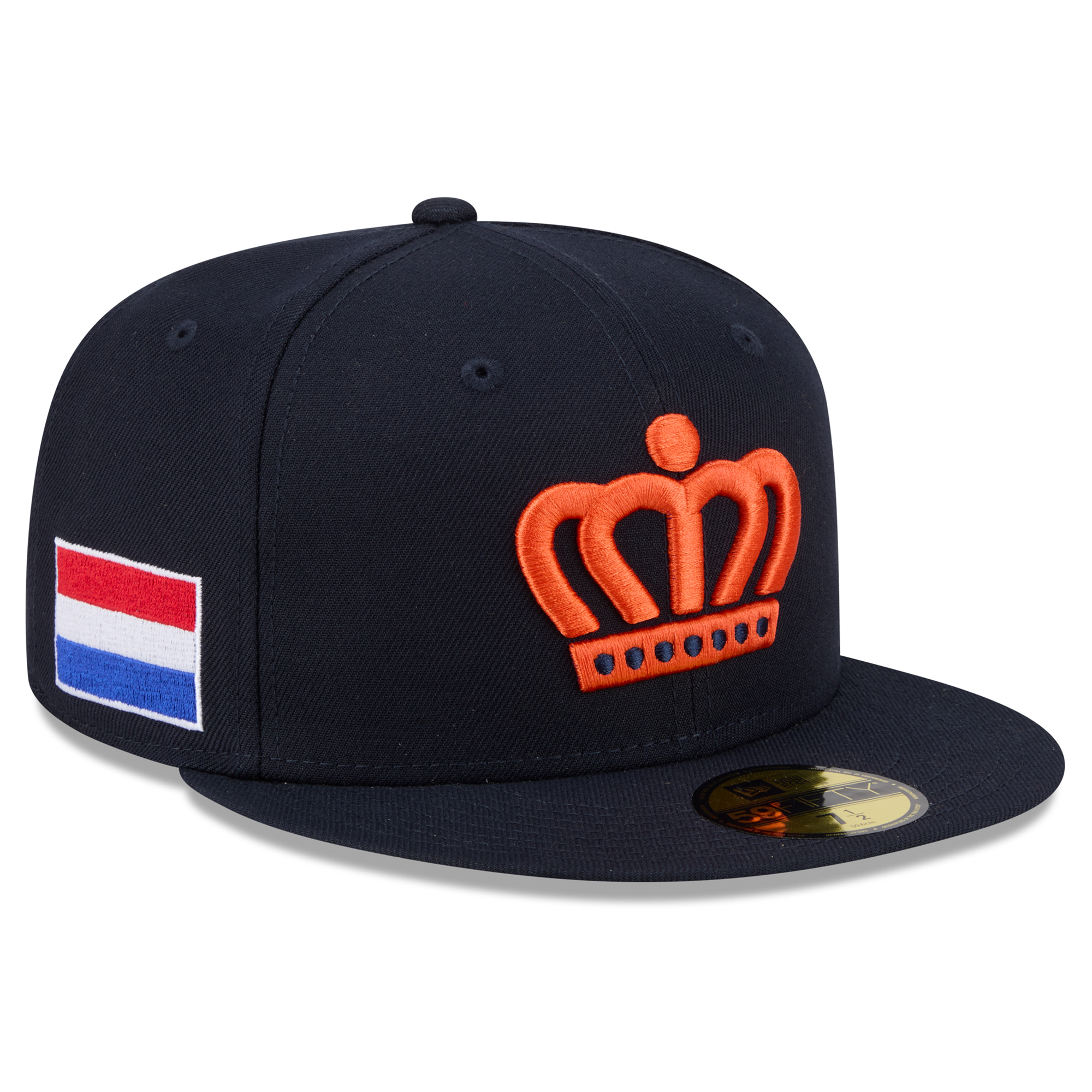 "New Era Herren-Baseballkappe in Marineblau, Niederlande, World Baseball Classic 2026, 59FIFTY Fitted Cap" Image