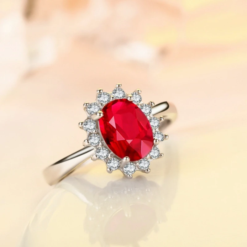 Nuovo anello in argento sterling 925 5A zircone moda calda per le donne classico di lusso gioielli da sposa fidanzamento fascino regali per feste anello