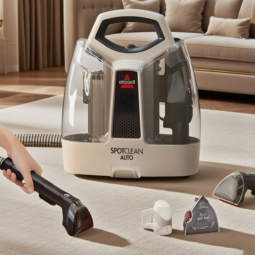 Stoffreiniger, tragbarer elektrischer Dampfreiniger, 220 V, für Haushalt, Sofa, Teppich, Matratze, Vorhänge, Auto-Reinigungsmaschine Image