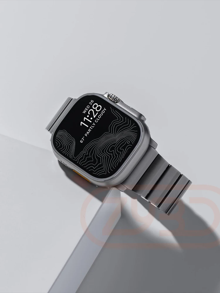 Luxuriöses Titanarmband für Apple Watch Ultra 2 10 9 8 7 6 5 Se 4 Magnetisches Metallarmband für iWatch 42 mm 44 mm 45 mm 46 mm 49 mm