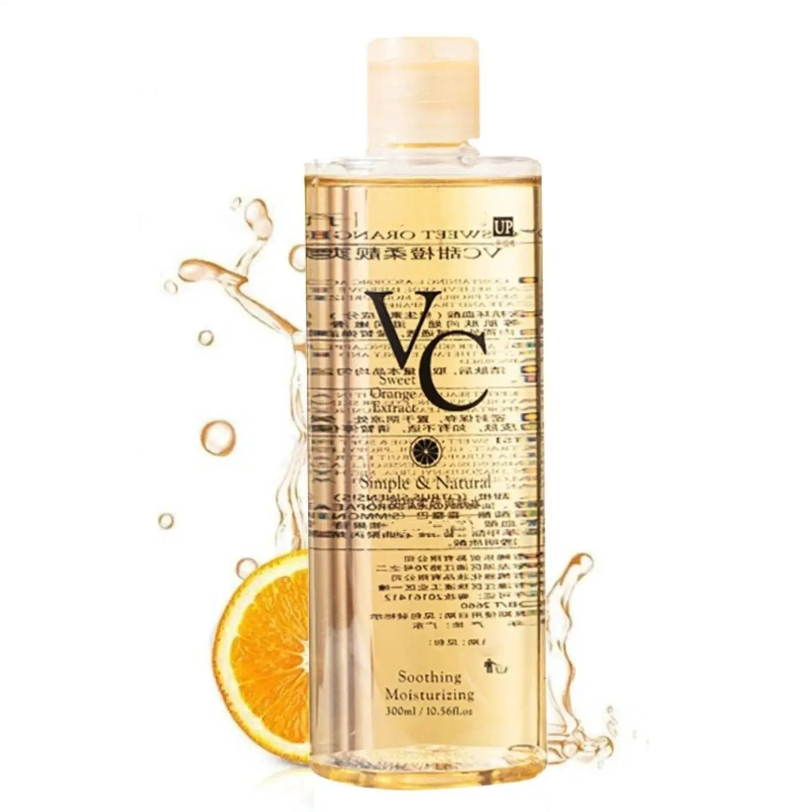 300 ml VC Toner, erfrischend, feuchtigkeitsspendend, verjüngend, Hautton, nasse Kompresse, Gesichtsserum, aktiv, aufhellend, Vitamin C, Gesichtslotion Image