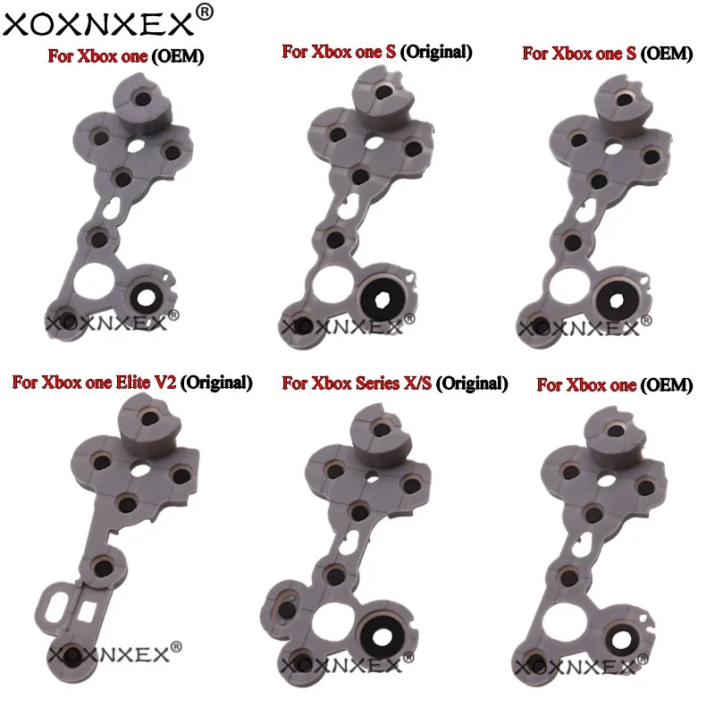 1/5/10PC Silicon Conductive Rubber Button For Xbox One/Slim Controller Contact Key Button Pads For Xbox Elite Series X/S Gamepad
