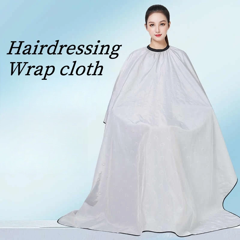 Plus Größe Haar Schneiden Wrap Tuch 3D Polka Dot Friseur Schal Friseur Schürze Friseur Haarschnitt Mantel Friseursalon Styling Cape Image