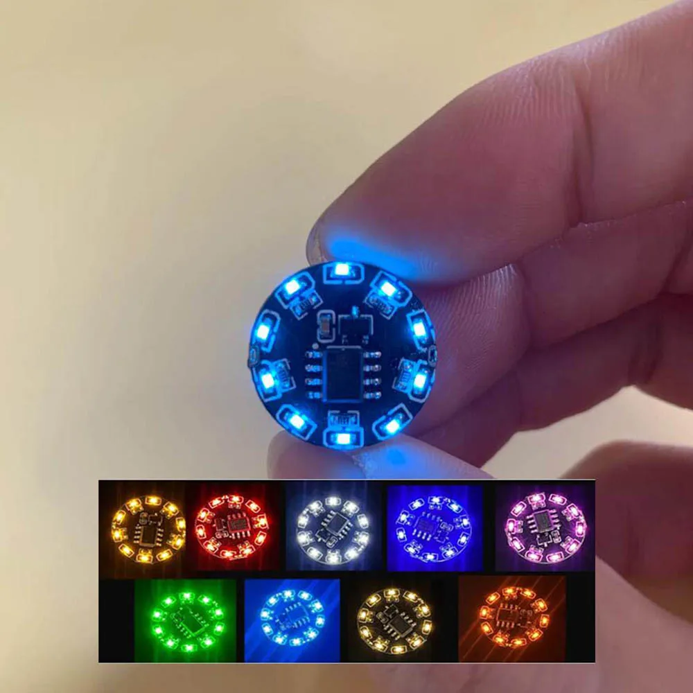 16 Modi Drahtlose LED Magnetische Steuerung Lampe magnet induktion Flow Lichter + Batterie DIY Spielzeug Roboter Architektur Modell Sand tisch Image
