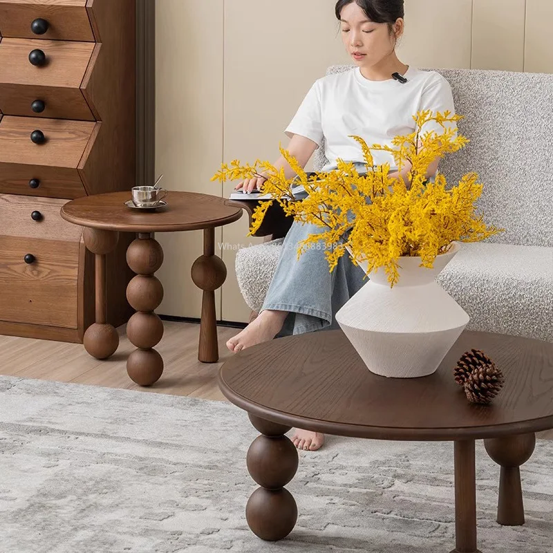 Heißes Neues, Designer, mittelalterlicher Stil, Couchtisch, modern, schlicht, Zuhause, Wohnzimmer, kleine Wohnung, Teetisch