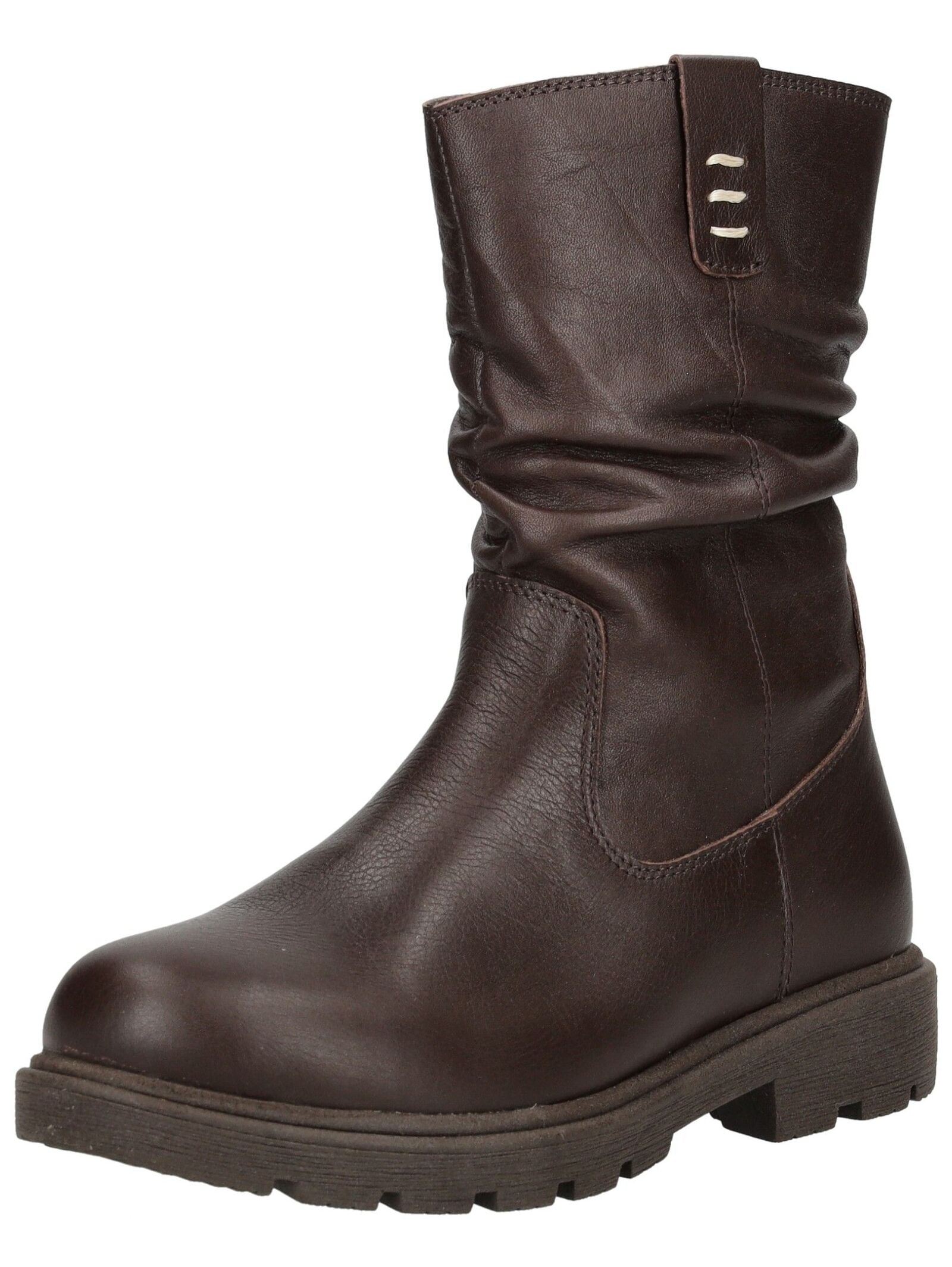 Stiefel ANDREA CONTI "Andrea Conti Stiefel Leder", Damen, Gr. 37, mokka, Leder, Schuhe Stiefel