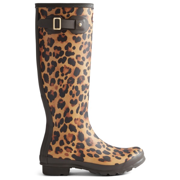 Hunter Boots - Women's Original Tall Leopard Boot - Gummistiefel 43 | EU 43 braun