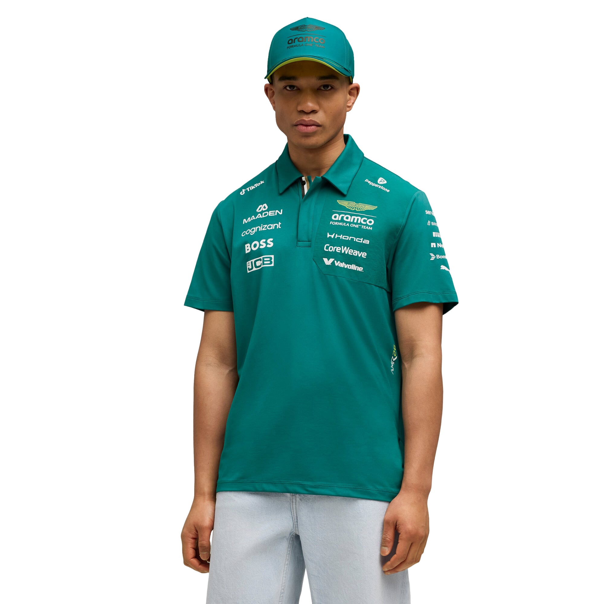 Aston Martin F1 Aramco Cognizant F1 2026 Team-Poloshirt