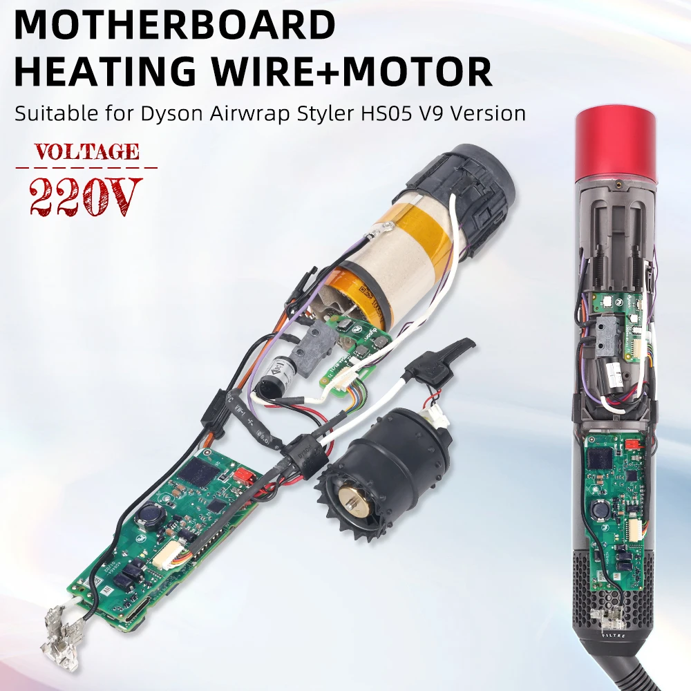 V9 Mainboard Motor Heizspule für Dyson HS05 Airwrap Styler Zubehör 220V Spannung Curling Eisen Hauptplatine Teil Image