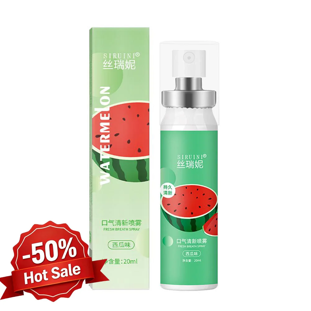 Mundspray mit Wassermelonen-Geschmack für Frischen Atem und Tägliche Mundpflege 20 ML Image