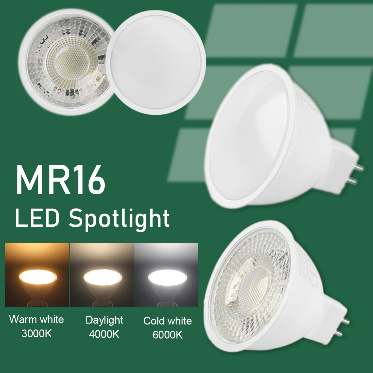 8 Stück Niederspannung AC DC 12 V 24 V LED-Strahler 8 W MR16-Birne GU5.3 120 Grad 38 Grad 800 lm Ersetzen Sie 50 W Halogenlampe Wohnzimmer