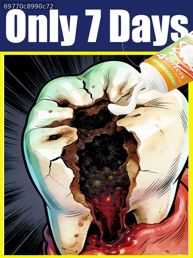 Contient les probiotiques pour réparer la carie dentaire et nettoyer les dents Image