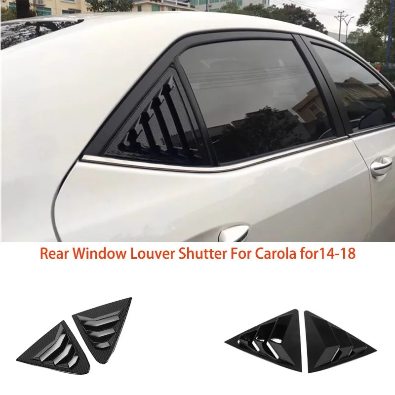 Für Heckscheibe, Lamellenverschluss, Carola für 14–18 Modifikationen, seitliche Lüftungsschlitze, Verschlussabdeckung, Außenverkleidung, ein Paar Image
