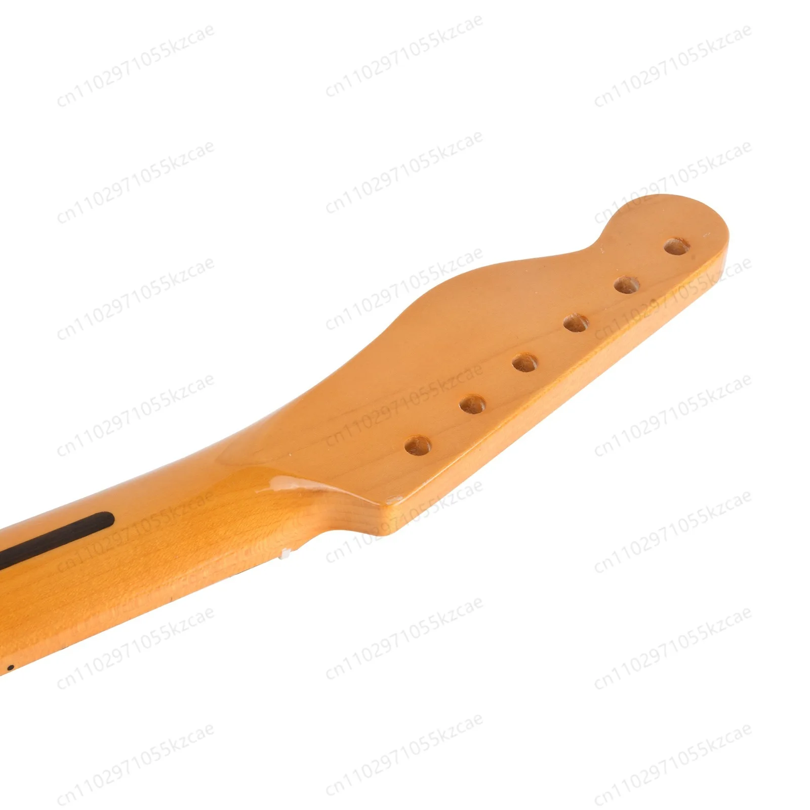 22-Bündiger E-Gitarrenhals - Kanadischer Ahorn im Telecaster-Stil mit Leuchtend Gelber Oberfläche, für TL oder Midline Korpus Image