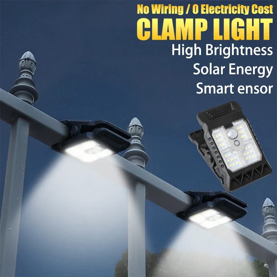 LED-Solarleuchten für den Außenbereich, aufsteckbare Bewegungsmelder-Leuchten, 3 Beleuchtungsmodi, wasserdichte Sicherheitslampe für Zaun, Deck, Wand, Garage, Terrasse