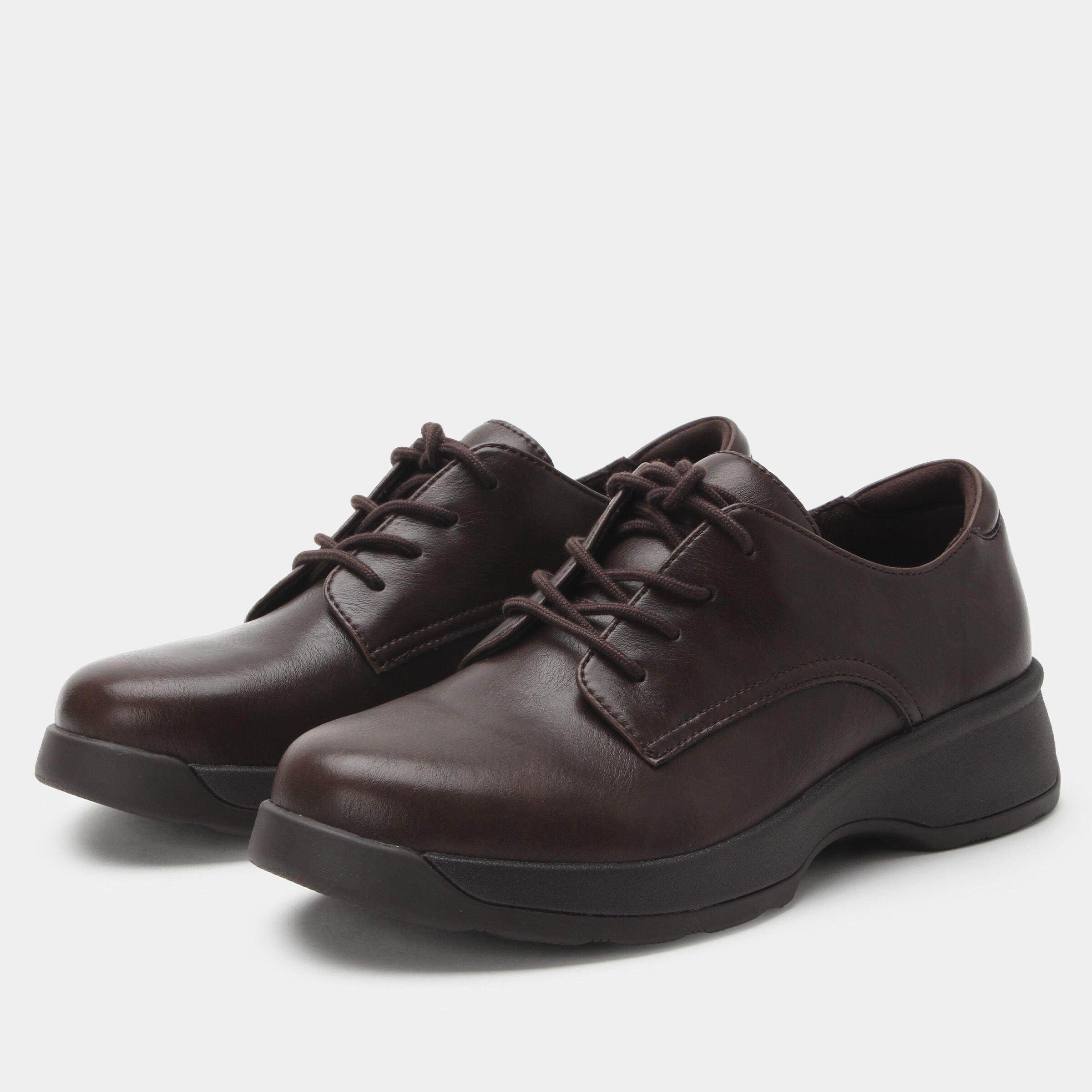Women's Joclyn Lace Up Oxford Shoe by Alegria in Brown (Size 9 1/2 M)