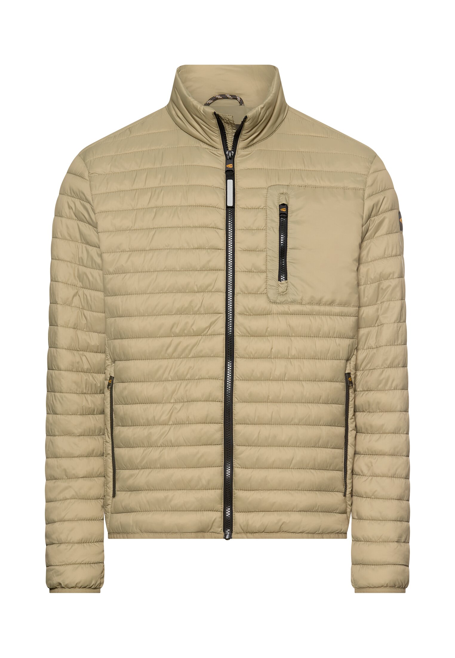 Steppjacke CAMEL ACTIVE, Herren, Gr. S, khaki, Steppware, Obermaterial: 100% Polyamid, unifarben, hüftbedeckend, Rundhals, elastischer Bund, Jacken Steppjacke, mit Stehkragen und Reißverschlusstaschen