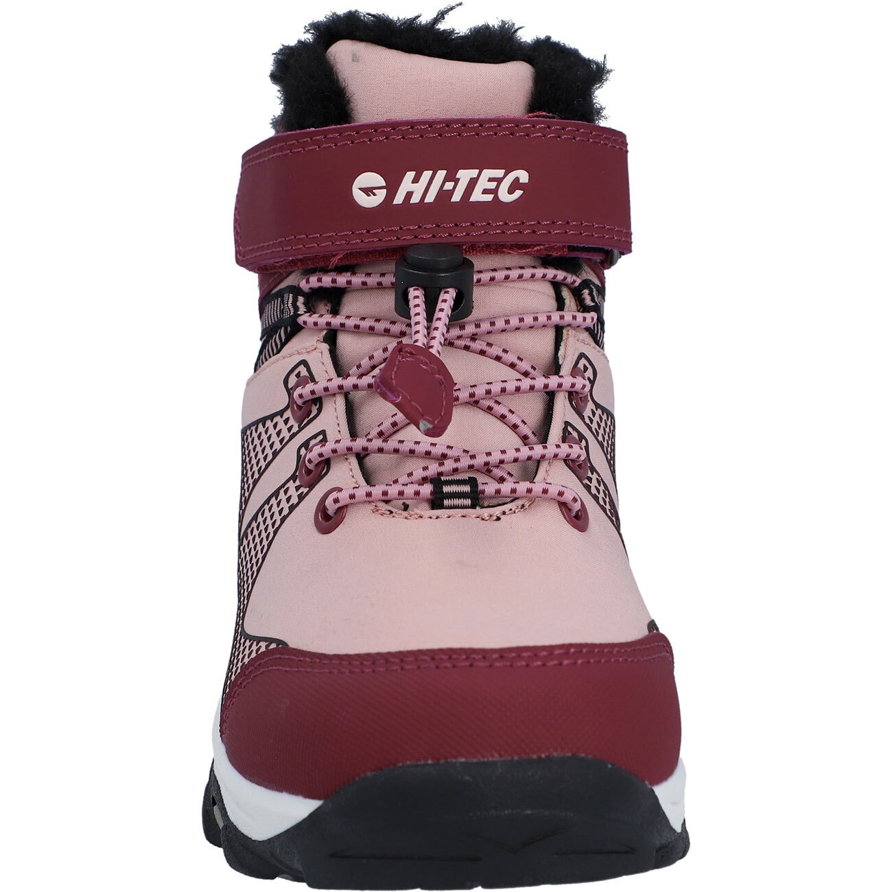 Wanderschuh HI-TEC "Hi-Tec Stiefel Jackdaw WP JRG Insulated", Kinder, Gr. 37, Normalschaft, violett, hellviolett, schwarz, 56% Textil, 44% Synthetik 100% Textil 90% EVA/10% Textil 100% Synthetik, Schuhe Wanderschuh