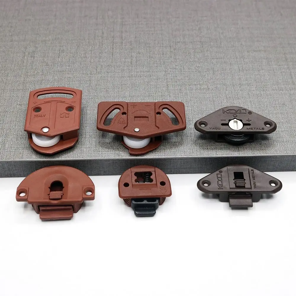 1 Paar Schrank Kleider schrank Kunststoff Schiebetür Rad Kleider schrank Rollens chiebetür Zahnrad Leiterplatte Innen Panel Kit Möbel