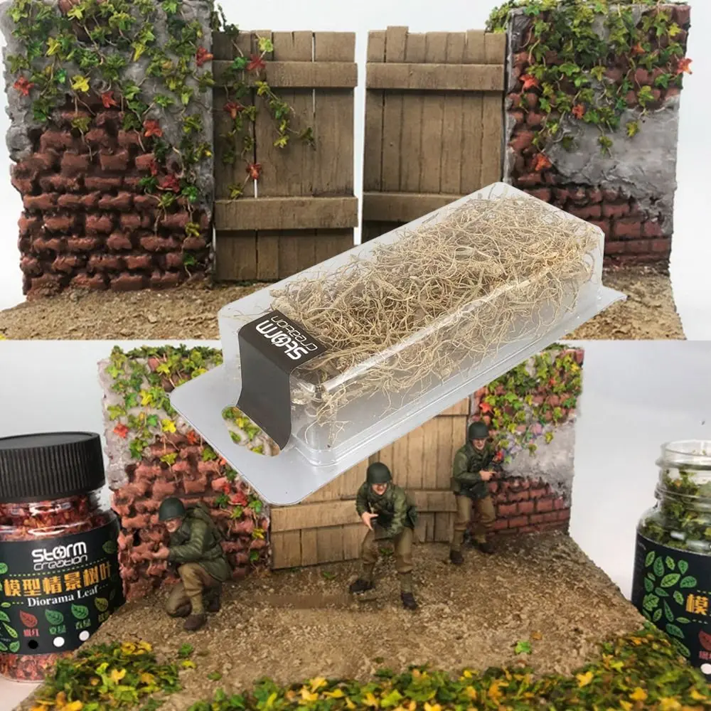 1 Box DIY Fee Garten Sand Tisch Simulation Baum Reben Wurzeln Mikro Landschaft Szene Modell Miniatur verwelkte Rattane Image