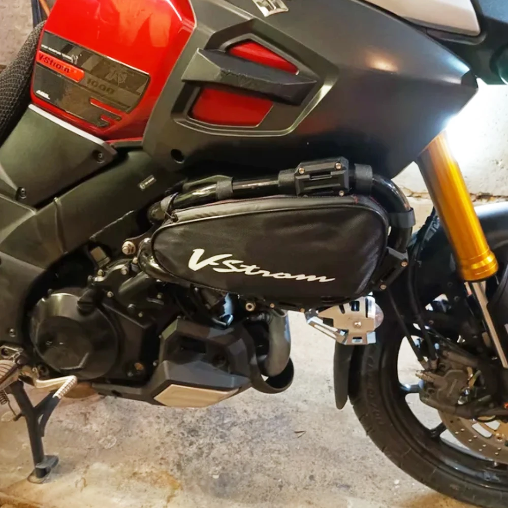 Für Suzuki V-STROM DL1000 V STROM 1000 DL1000 DL1000 2014-2021 Motorrad Rahmen Crash Bars Wasserdichte Tasche stoßstange Reparatur Werkzeug Tasche Image