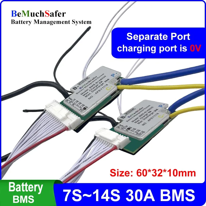10S 13S 14S 30A BMS 24V 36V 48V 52V Hailong Polly Batterie BMS 7S30A 10S30A 12S30A 13S30A 14S30A PCM für DIY EBike Batterie Pack Image