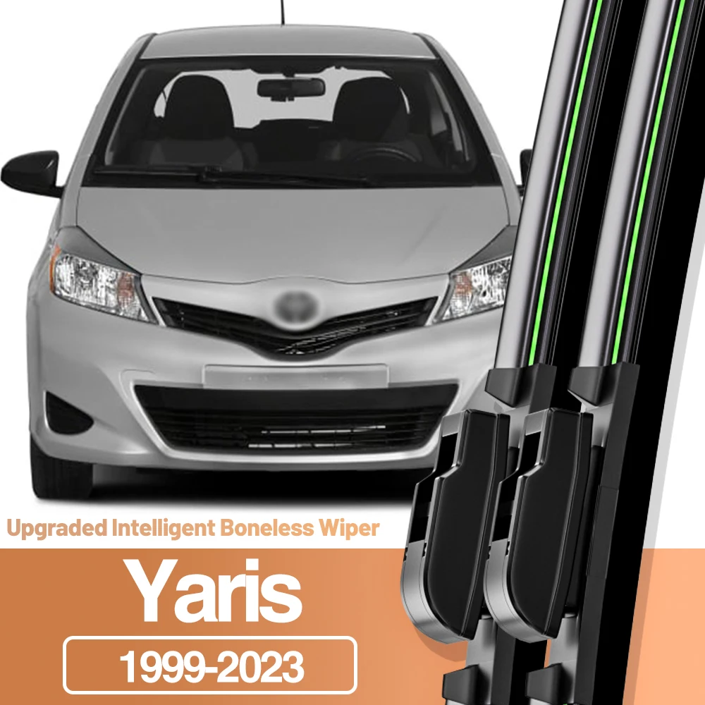 2 stücke Für Toyota Yaris 1999-2023 Frontscheibe Wischer Klingen Windschutzscheibe Fenster Zubehör 2005 2006 2009 2010 2013 2014 2020 Image