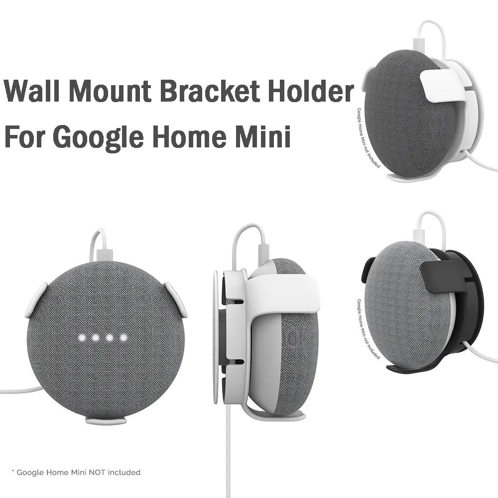 Für Google Home Mini Wand Halterung Halter Für Google Home Mini Smart Lautsprecher Kabel Management Lagerung Aufhänger Image