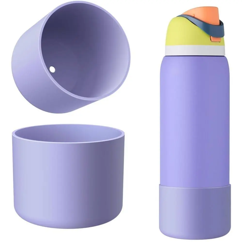 Silikon Wasser flasche Schutzhülle Flaschen boden Schutzhülle Wasser flasche Bodens chutz hülle Owala Free sip 40oz Image