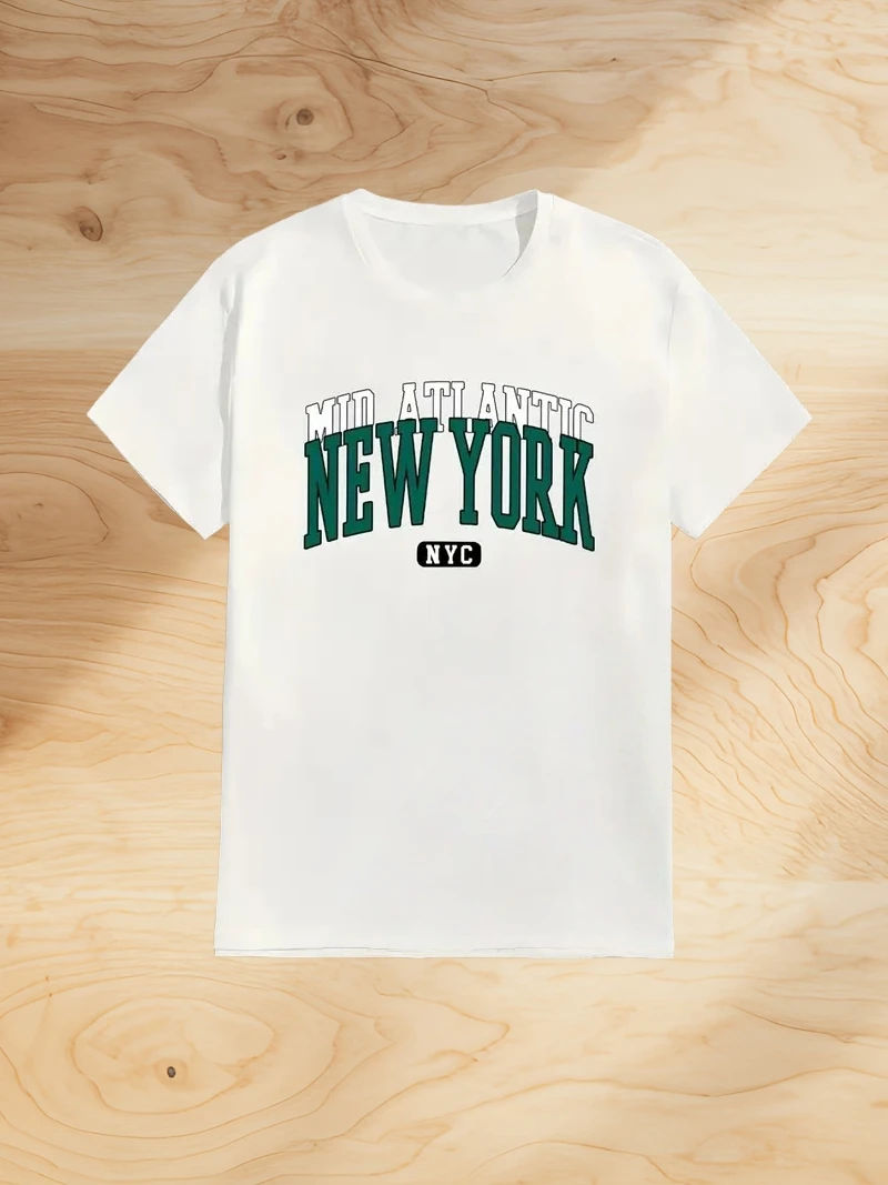 2025, modisches Herren- und Damen-Freizeit-Kurzarm-T-Shirt, schnell trocknend und atmungsaktiv, lässig, täglich (mehrere Farbgröße) Image