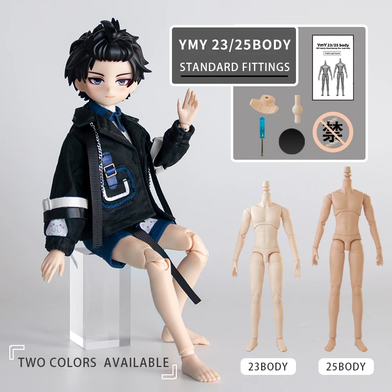 Neue YMY23/25 Männliche Körper Gelenk Puppe DIY Junge 22 cm 23,5 cm Körper für Blyth, GSC Kopf, ob22, ob23, ob24 BJD Puppe Zubehör Spielzeug