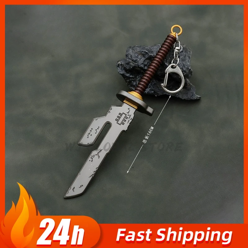 16 cm/6,29 Zoll Jujutsu Anime Peripheriegeräte Tenketsu Schlüsselanhänger Waffenmodelle Fushiguro Toji Samurai Schwerter Handwerk Ornament Junge Spielzeug Geschenk Image