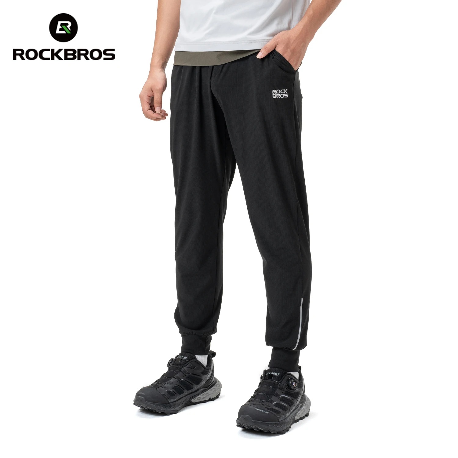 Pantalons de sport fins ROCKBROS pour l'été, course à pied, extérieur, longs, respirants, décontractés, pour le vélo, pantalons de sport quotidiens
