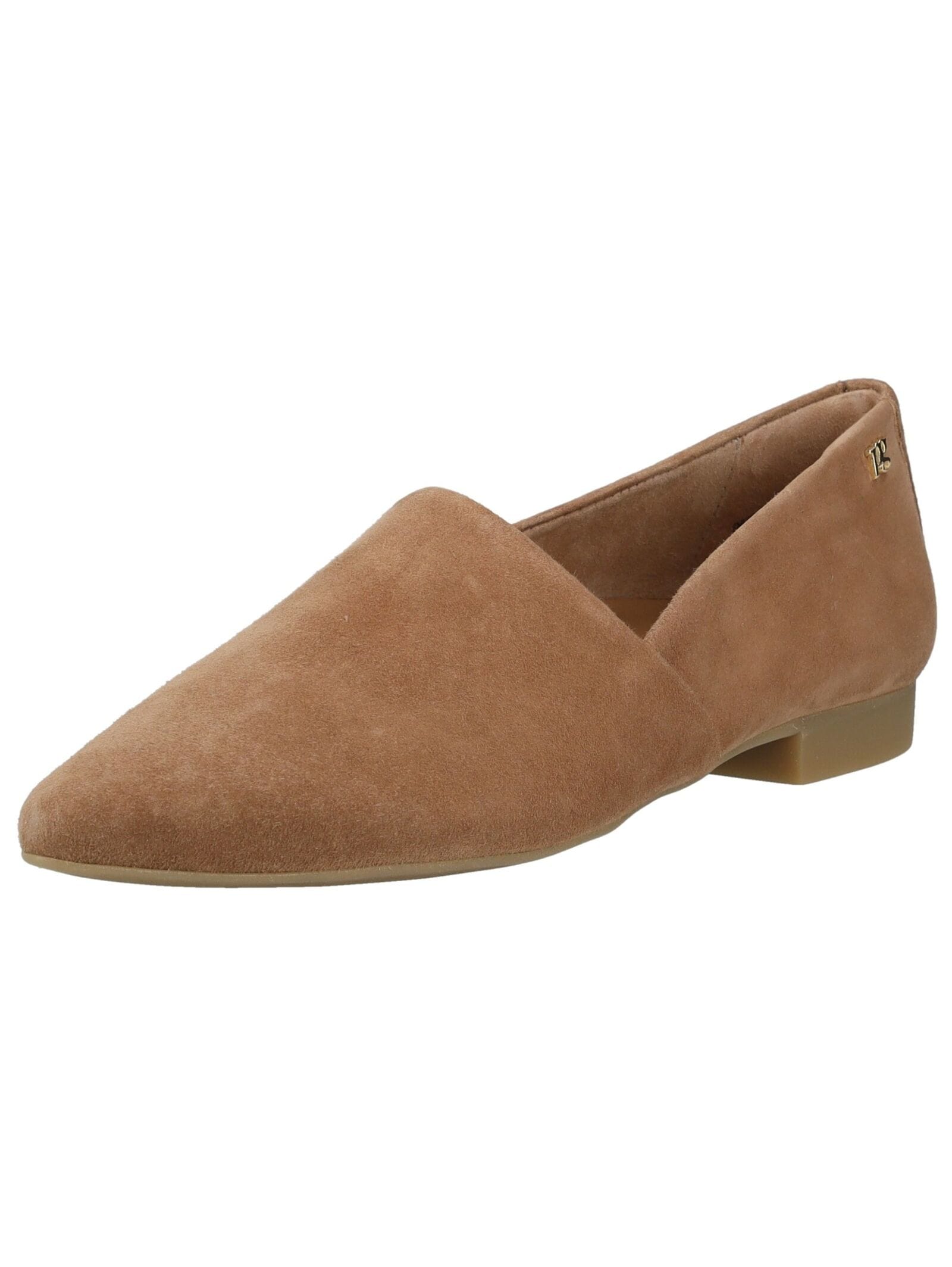 Slipper PAUL GREEN "Paul Green Slipper Leder", Damen, Gr. 38, nut, Leder, Schuhe Slipper