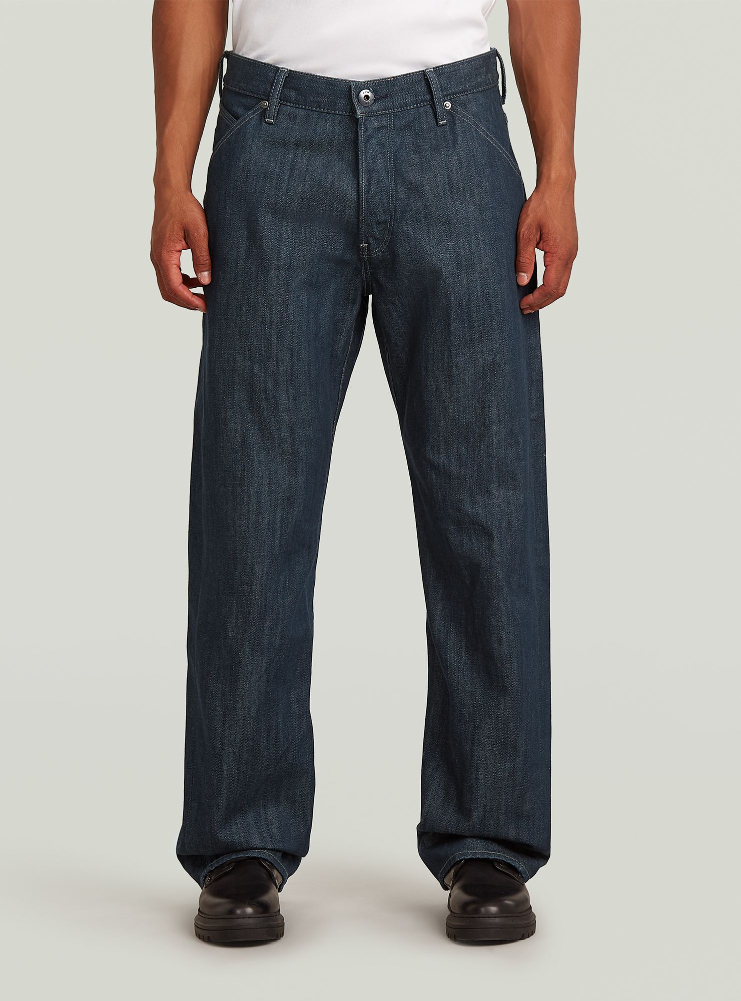 Regular-fit-Jeans G-STAR "Dartt Loose Bootcut Jeans", Herren, Gr. 31, Länge 32, neo raw denim, Jeans